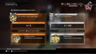 NEW INFINITE WARFARE CONTRACTS! HANDGUN HACK AND 15,000 MISSION TEAM XP?