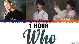 LAUV, BTS JIMIN, JUNGKOOK   'WHO' ( 1 HOUR )