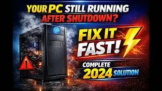 Your PC components are still running even after shutdown  Do this to properly turn off your PC 2024