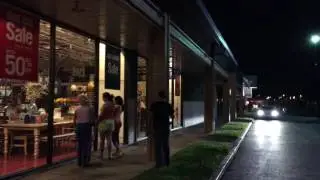 path of travel from entrance night time  wend