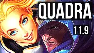LUX vs TALON (MID) | Quadra, Rank 6 Lux, 6 solo kills, Legendary, 19/5/11 | TR Grandmaster | v11.9
