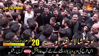 Haji Anser Party noha khawani 20 muharram Markazi ziarat Shabih e Taboot Imam Sajjad as