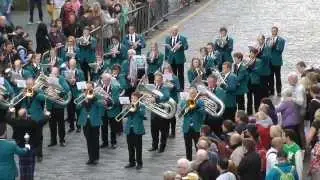 St Ronan's Silver Band performing at Edinburgh's Riding the Marches 2013