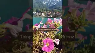 Things to do on Lake Brienz #shortsfeed #travel #interlaken