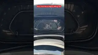 Tata nexon real world mileage test on highway | Manual Transmission Petrol #nexon #tata #tatanexon