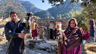 Life in the Coldest Mountains 🏔️ | Cooking Traditional Village Food 🏡 - Hard Life in Afghanistan ❤️