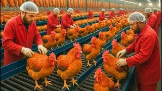 Inside a Chicken Processing Factory | How Poultry Meat Is Made & Packed