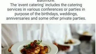 Finest Baltimore Catering services