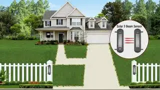Install Infrared Beam Perimeter Security Burglar Alarm #burglaralarm #homesecurity #alarm