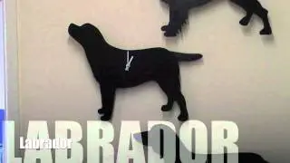 Wagging dog tail clock from The Present Finder