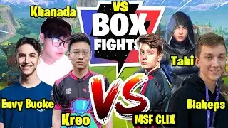Khanada, Bucke, Kreo 3v3 CLIX, Blakeps, Tahi | BOX FIGHT WAGER THEN THIS HAPPENED | FORTNITE CITY