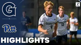Georgetown vs Pitt | NCAA College Soccer | Highlights - August 29, 2025