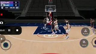 So NBA Live Mobile Lord #Season10 Kings Vs. Clippers #nbalivemobile #nba #losangeles #gaming #japan 