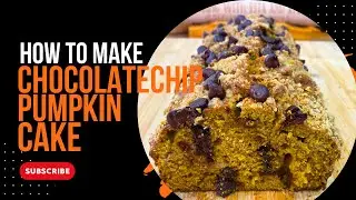 Chocolate Chip Pumpkin 🎃 Spice Loaf Cake | Cozy Fall Recipe 🍂