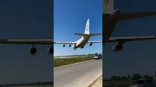 Giant lands in Rimini.                 #aviation #aviationgeek #aircraft #antonov