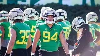 DL Coach Tony Tuioti Oregon Football Spring Practice Media Availability (4/9/22)