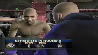 Геймплей EA Sports Fight Night 2004 Xbox (Рой Джонс-младший против Антонио Тарвера)