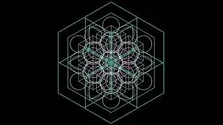 Metatron's Cube Moving Meditation - Sacred Geometry Animations