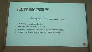 Vedlejší věty - postup určování druhu VV