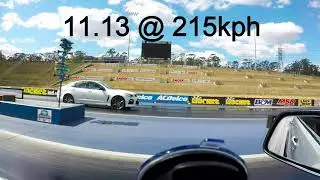 VF GTS - Drag racing. First time at the track. LSA