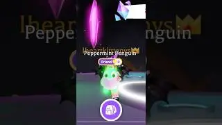 Making mega peppermint penguin in adopt me!