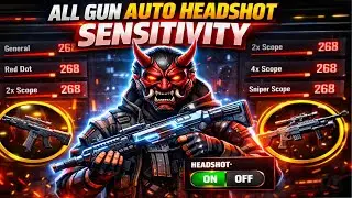 Free Fire Max Auto Headshot Trick 2026 Sensitivity | 2gb, 4gb, 6gb Ram Headshot Sensitivity Setting