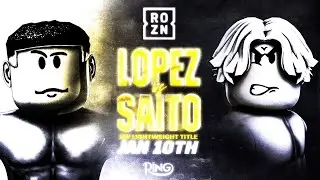 ROZN Boxing: 𝐓𝐇𝐄 𝐌𝐀𝐍𝐃𝐀𝐓𝐄 ⚖️ | Manuel Lopez vs. Rayan Saito