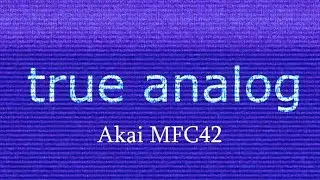 Filters. Akai MFC42