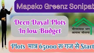 Mapsko ASPR Greenz Sonipat | DDJAY Plots In Low Budget #realestate #sonipat #delhi #plots #home