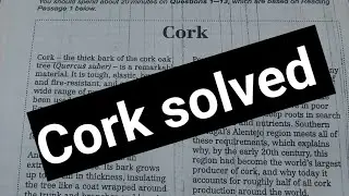 Cork solved with explanations||Cambridge Ielts reading||Target ielts academy
