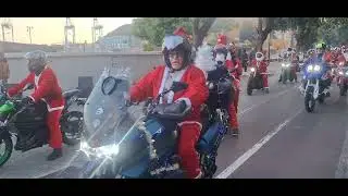 Partenza Babbo Natale in moto - Vado Ligure 14/12/2025 