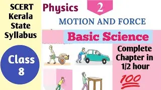 SCERT Class 8 Physics : Motion And Force/ Basic Science Chapter 2/ Kerala Syllabus