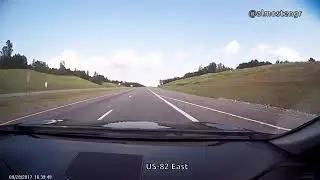 Tuscaloosa to Montgomery, Alabama - September 2017  Drive Lapse
