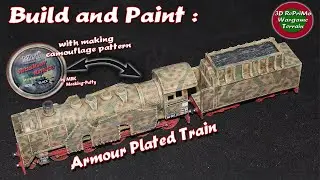 Tutorial:How to Paint armour plated Train/Painting Guide/Bemalung Panzerzug/1/72 (WW2)Modellbahn