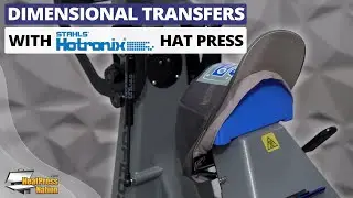 Перенос размеров с помощью пресса Stahls Hotronix 360 IQ Hat Press