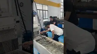 120 plastic pellet machines, with an hourly output of 100-200 kg #plastic #recycling #machine