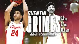 AAC POY Quentin Grimes FULL Houston 2020-21 Season Highlights | 17.8 PPG 40.3 3P% | BUCKET 🔥