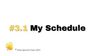 Spanish Conversation Course: My Schedule | Hola Spanish Class Jaipur