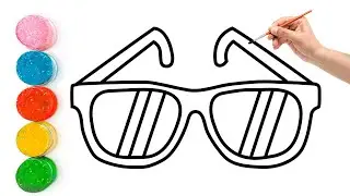 How to Draw Sunglasses | Easy Step-by-Step Drawing for Kids