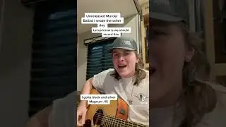 Country Murder Ballad I Wrote Today