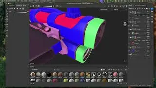 Kitbash Spaceship Substance Painter Demo