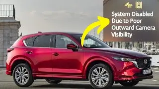 &laquo;Система отключена из-за плохой видимости камеры наружного обзора&raquo; в автомобилях Mazda