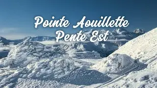 Pointe Aouillette, ski de randonnée vallée d'Aoste DJI neo 2