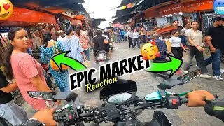 Loudest Superbike in Market 🤯|| Cute girl reaction on my Kawasaki z800 ❤️&zwj;🔥|| z900 vs z800☠️