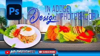 How to arrange the layers correctly​ styles design standee food menu for adobe photoshop.