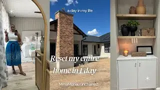VILLAGE HOME RESET IN 1 DAY. This was exhausting. #homemaker