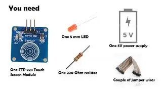 Demo for Capacitive Touch Sensor working
