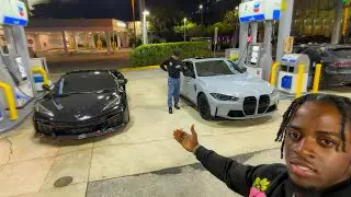 Terrorizing Miami Streets at 3AM in a C8 Z06 (Fully Straight Piped Tunnel Run)