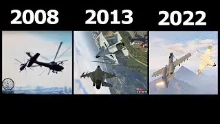 A evolu&ccedil;&atilde;o do dogfight no gta online (2008 - 2022)