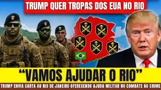 Lula Tenta BLOQUEAR APOIO MILITAR DE TRUMP aos Policiais do Rio de Janeiro